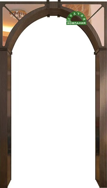 Зодчий Межкомнатная дверь Тип-3 с зеркалом, арт. 13705 - фото №1